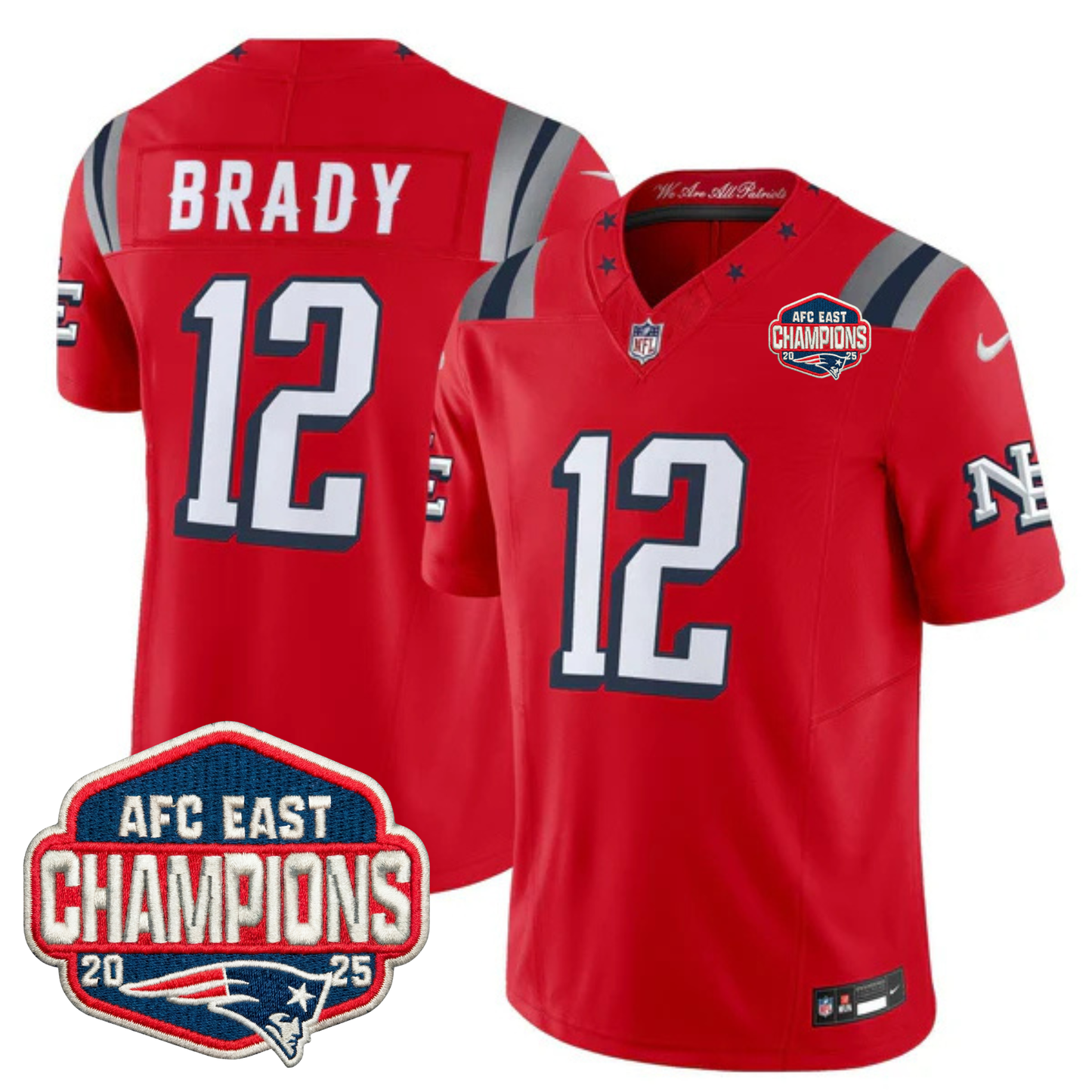 NE 2025 "Rivalries" AFC East Champions Vapor Limited Jersey - All Stitched