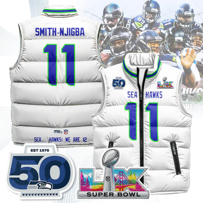 SEA NFC Champions Patch Unisex Puffer Vest