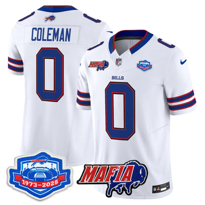 BUF 2025 Bills Mafia & Farewell Season Patch Vapor Limited Jersey - All Stitched