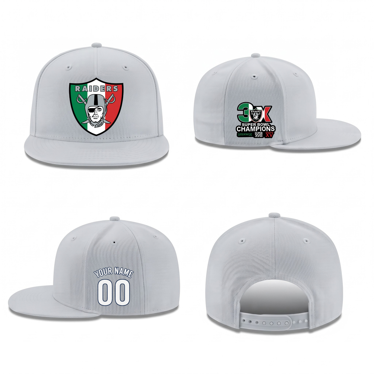 LVR Mexico Edition Personalized Snapback Cap - Printed V1