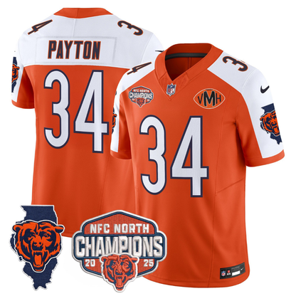 CHI 2025 NFC North Champions Patch Jersey V2 - All Stitched