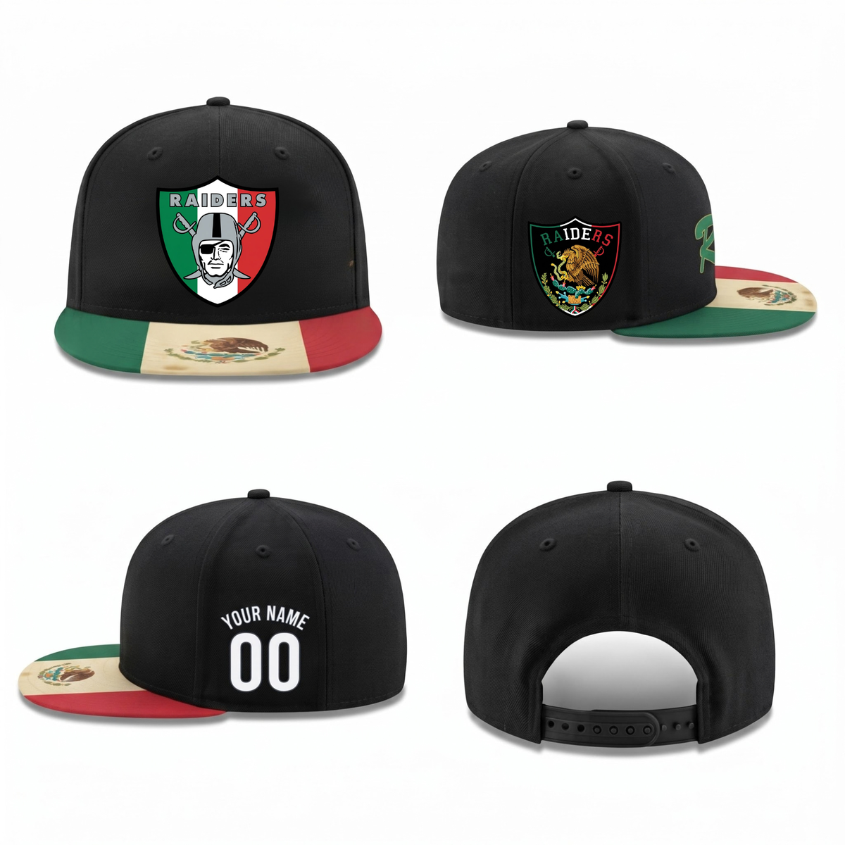 LVR Mexico Edition Personalized Snapback Cap - Printed V2