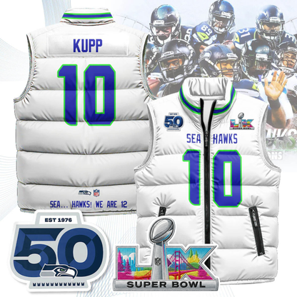 SEA NFC Champions Patch Unisex Puffer Vest