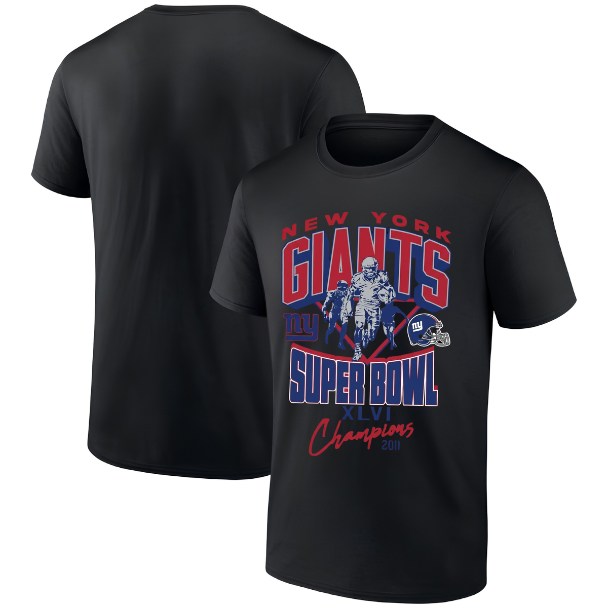 NYG 4x Super Bowl Champions One Side T-Shirt - Printed V3