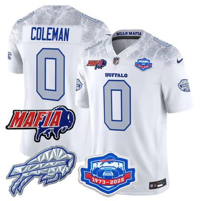 BUF 2025 Bills Mafia & Farewell Season Patch Vapor Limited Jersey - All Stitched
