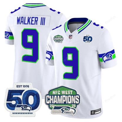Seattle Seahawks NFC West Division Champions Vapor Limited Jersey V2 - All Stitched