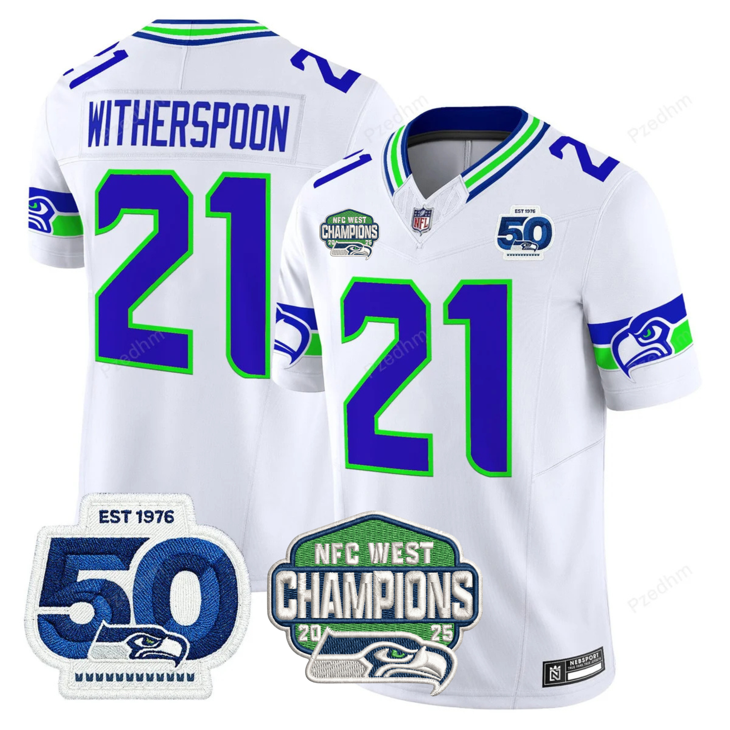 Seattle Seahawks NFC West Division Champions Vapor Limited Jersey V2 - All Stitched
