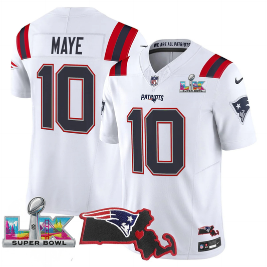 NE SB LX Game Patch Vapor Limited Jersey - All Stitched
