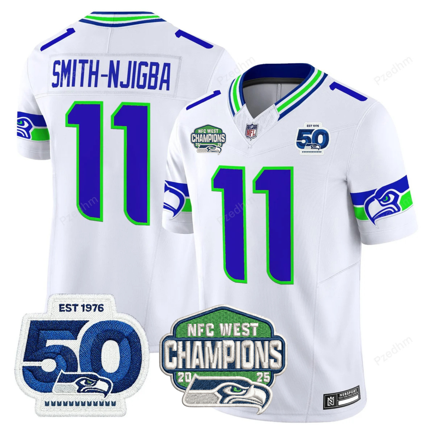 Seattle Seahawks NFC West Division Champions Vapor Limited Jersey V2 - All Stitched