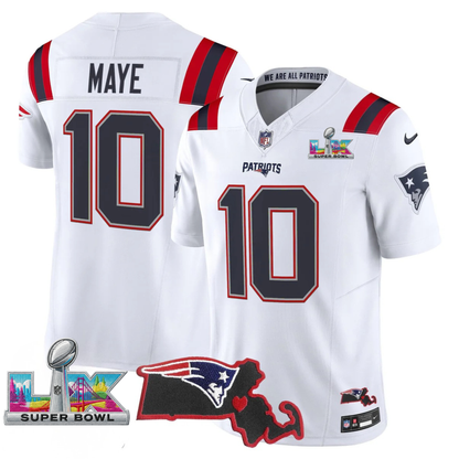 NE SB LX Game Patch Vapor Limited Jersey - All Stitched
