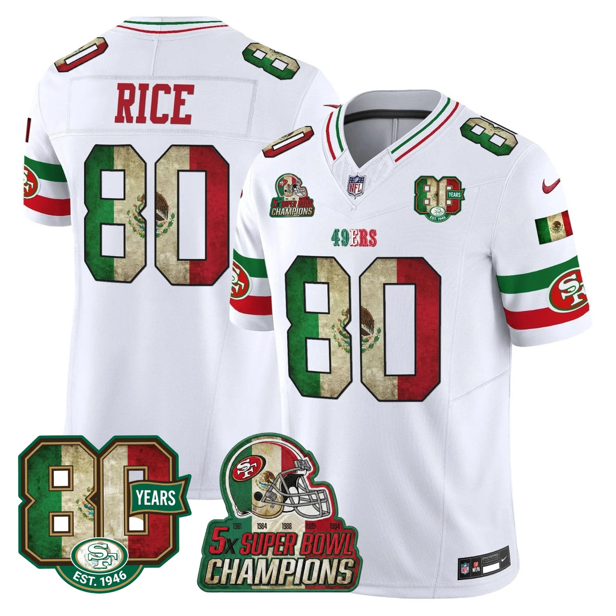 SF Mexico 80th Anniversary & 5X Champs Edition - Stitched (2)
