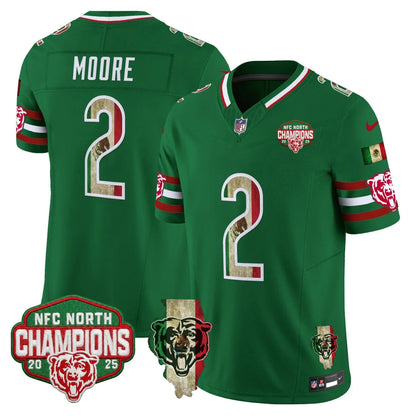CHI Mexico NFC North Champions Patch Limited Edition - Stitched