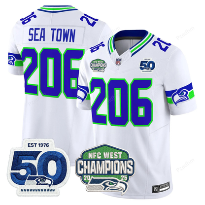 Seattle Seahawks NFC West Division Champions Vapor Limited Jersey V2 - All Stitched