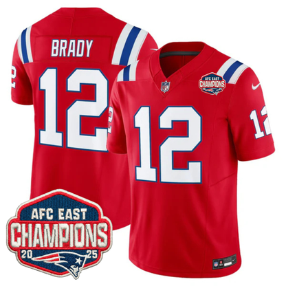 NE AFC East Champions Throwback Vapor Limited Jersey V2 - All Stitched