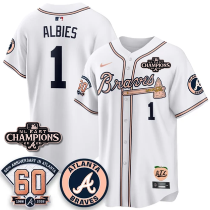ATL 2026 NL East Champs Peach Edition - Stitched