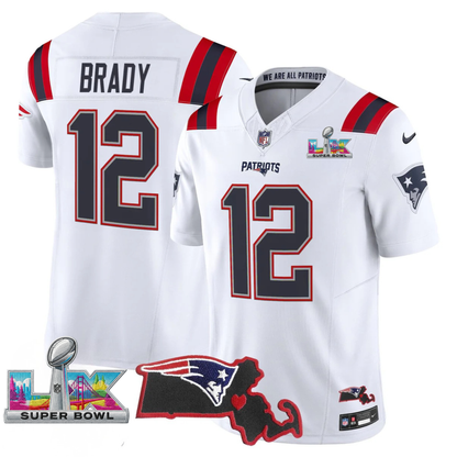 Women's NE SB LX Game Patch Vapor Limited Jersey - All Stitched