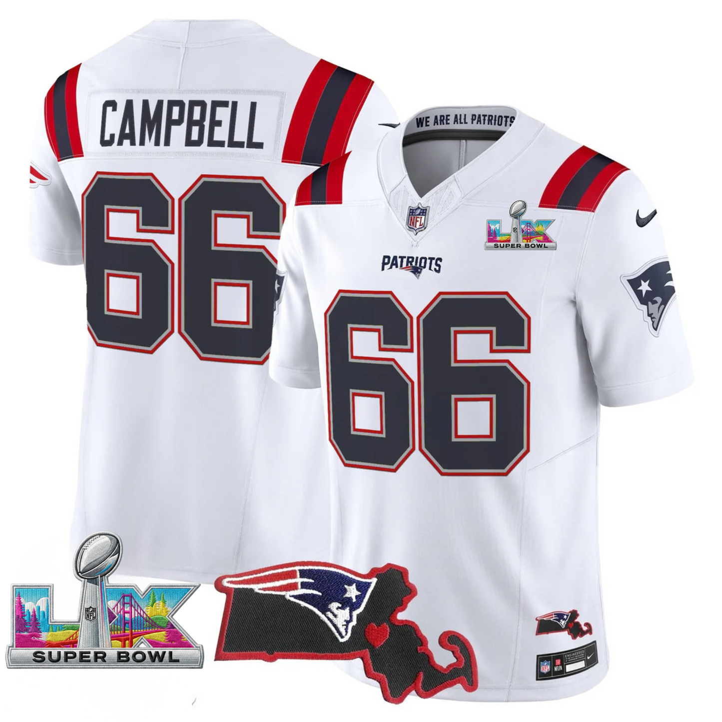 Women's NE SB LX Game Patch Vapor Limited Jersey - All Stitched