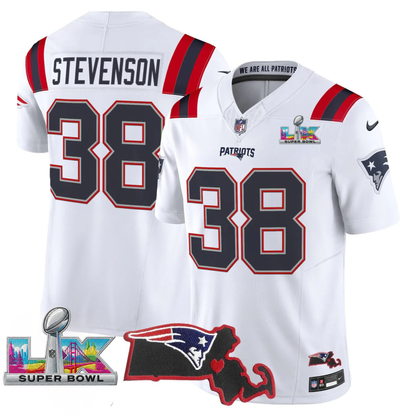 Women's NE SB LX Game Patch Vapor Limited Jersey - All Stitched