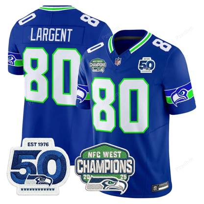 Seattle Seahawks NFC West Division Champions Vapor Limited Jersey V2 - All Stitched