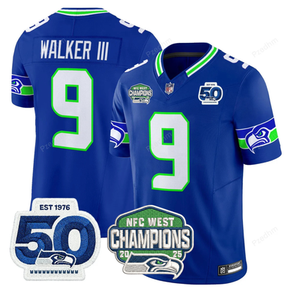 Seattle Seahawks NFC West Division Champions Vapor Limited Jersey V2 - All Stitched