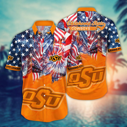 Oklahoma State Cowboys - Hawaii Shirt  For Fans, Summer Football Shirts