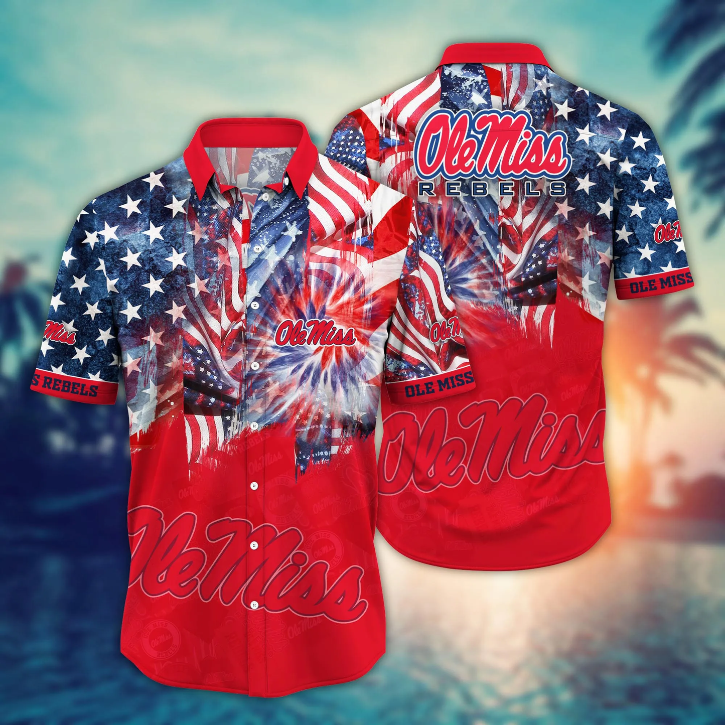 Ole Miss Rebels - Hawaii Shirt  For Fans, Summer Football Shirts