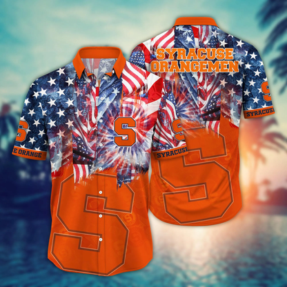 Syracuse Orange - Hawaii Shirt  For Fans, Summer Football Shirts
