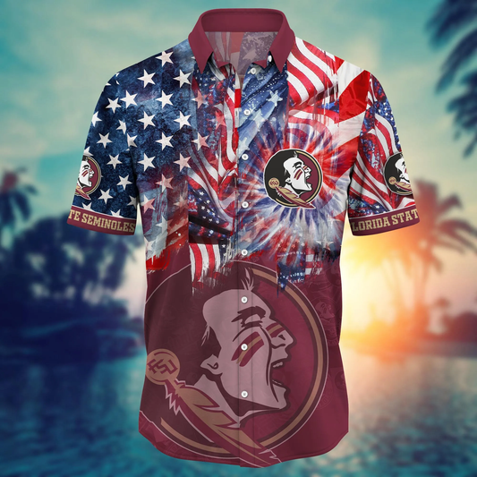 Florida State Seminoles - Hawaii Shirt  For Fans, Summer Football Shirts VT-HW001