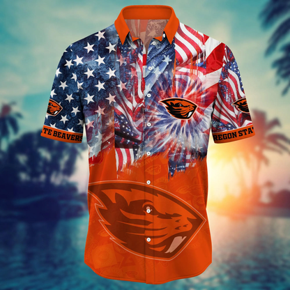 Oregon State Beavers - Hawaii Shirt  For Fans, Summer Football Shirts VT-HW001