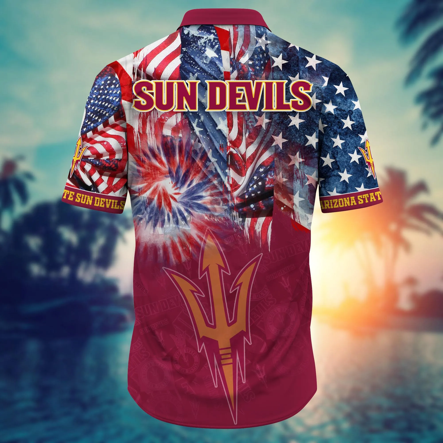 Arizona State Sun Devils - Hawaii Shirt  For Fans, Summer Football Shirts VT-HW001