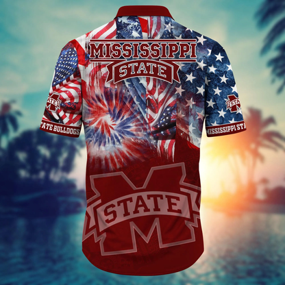Mississippi State Bulldogs - Hawaii Shirt  For Fans, Summer Football Shirts VT-HW001