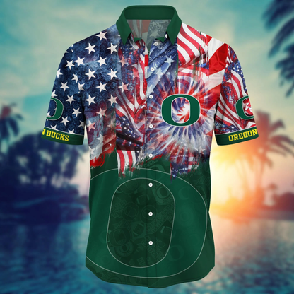 Oregon Ducks - Hawaii Shirt  For Fans, Summer Football Shirts VT-HW001