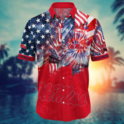 Ole Miss Rebels - Hawaii Shirt  For Fans, Summer Football Shirts VT-HW001