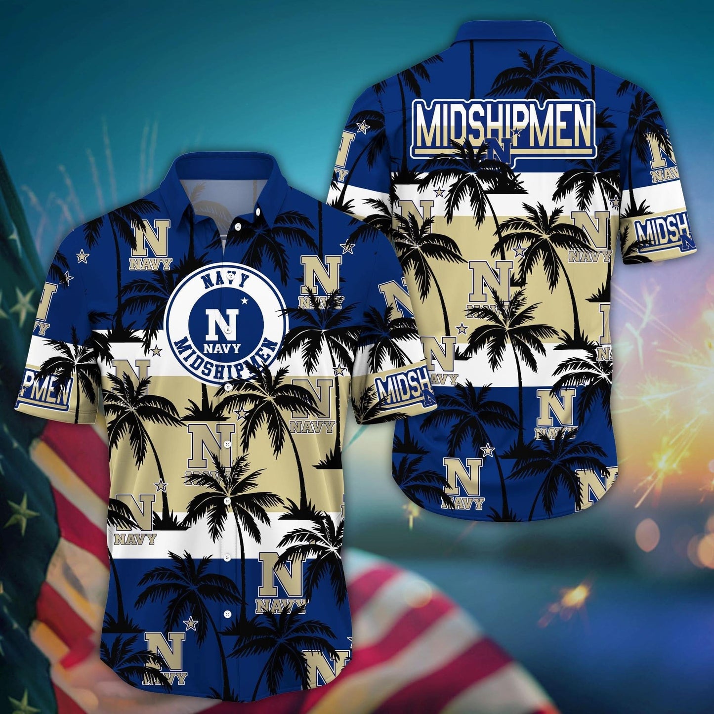 Navy Midshipmen - Aloha Shirt Trending Summer - Gift For Fan