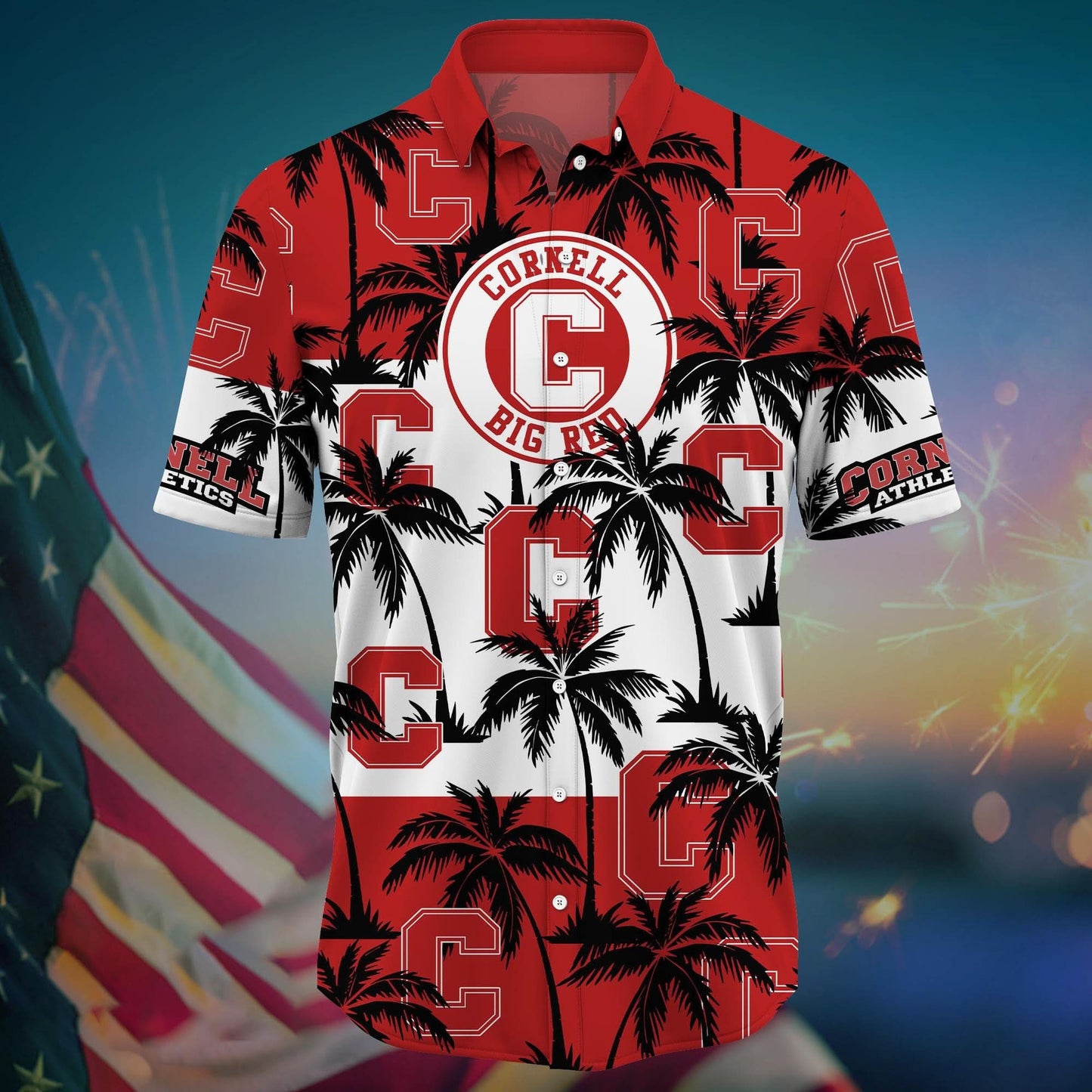 Cornell Big Red - Aloha Shirt Trending Summer - Gift For Fan