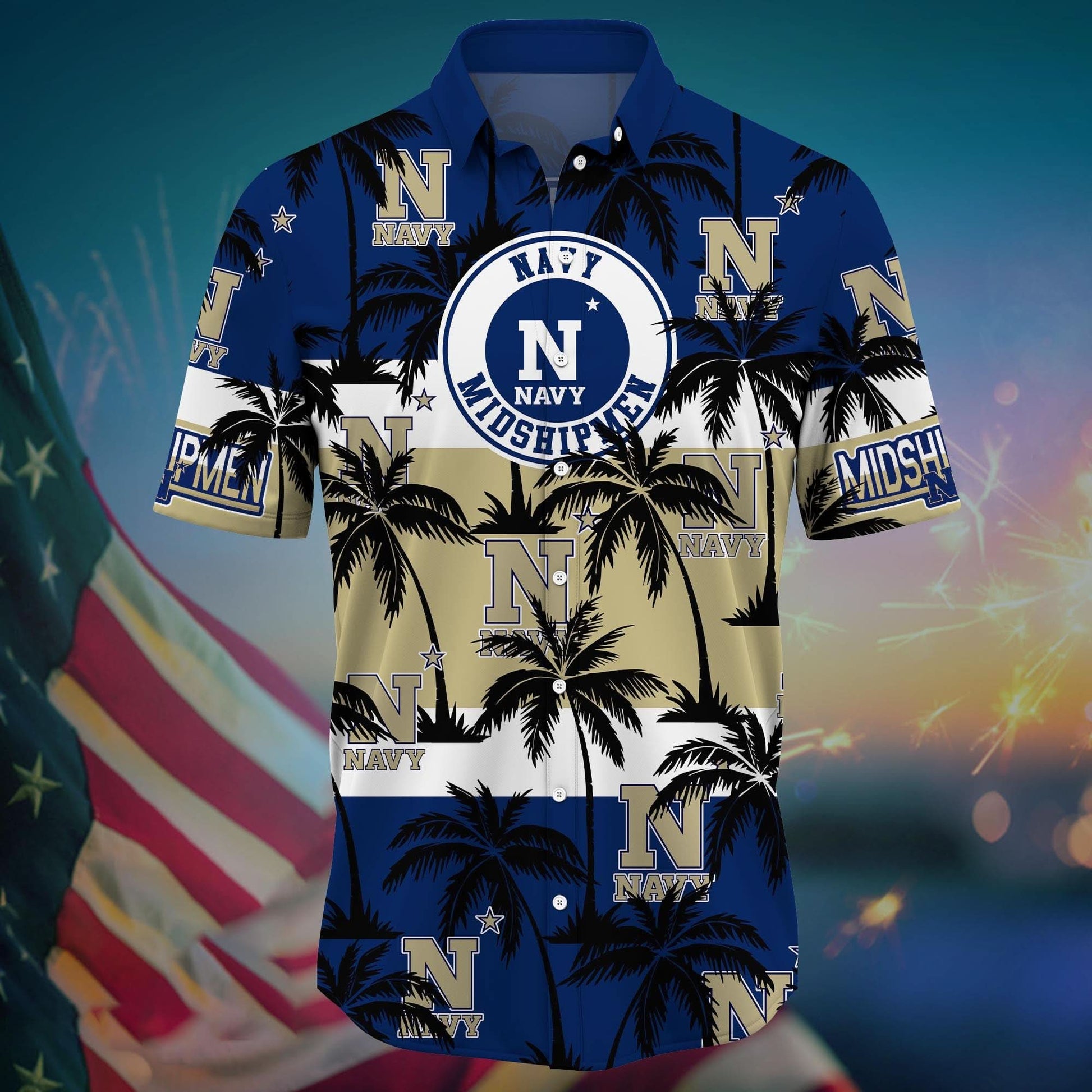 Navy Midshipmen - Aloha Shirt Trending Summer - Gift For Fan