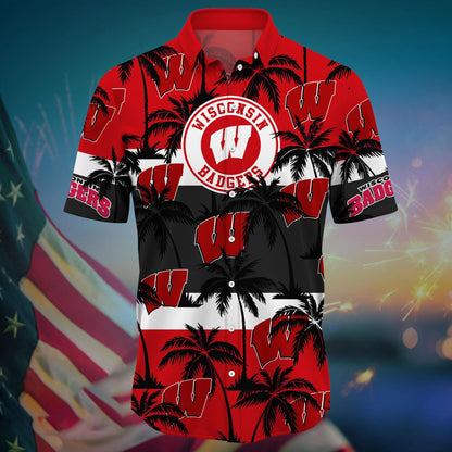 Wisconsin Badgers - Aloha Shirt Trending Summer - Gift For Fan