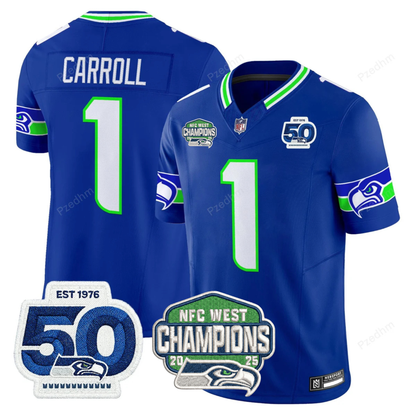 Seattle Seahawks NFC West Division Champions Vapor Limited Jersey V2 - All Stitched