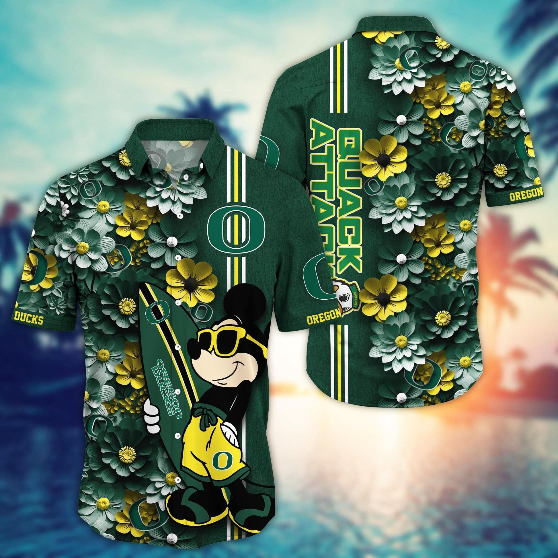 Oregon Ducks - Hawaiian Shirt Trending Summer - Gift For Fan