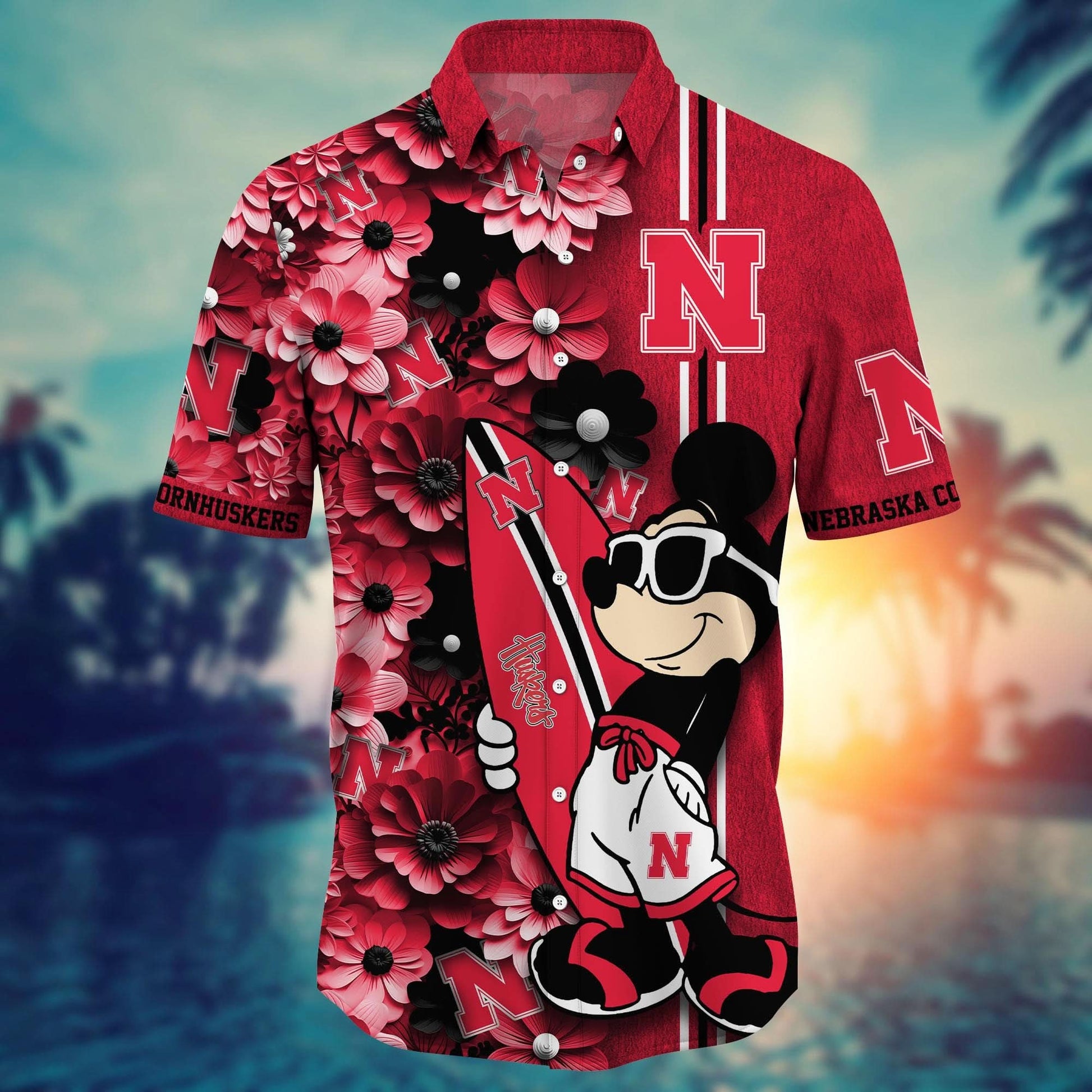 Nebraska Cornhuskers - Hawaiian Shirt Trending Summer - Gift For Fan