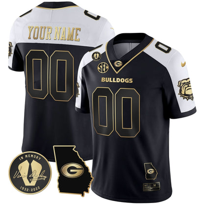 Georgia Bulldogs 2023 Vapor Custom Jersey - Georgia Map - All Stitched