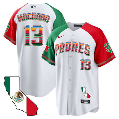 Padres California Map Cool Base Jersey - All Stitched