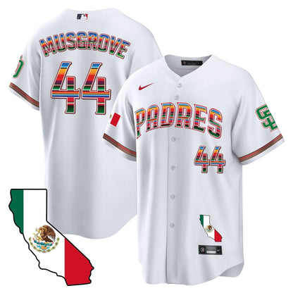 Padres California Map Cool Base Jersey - All Stitched