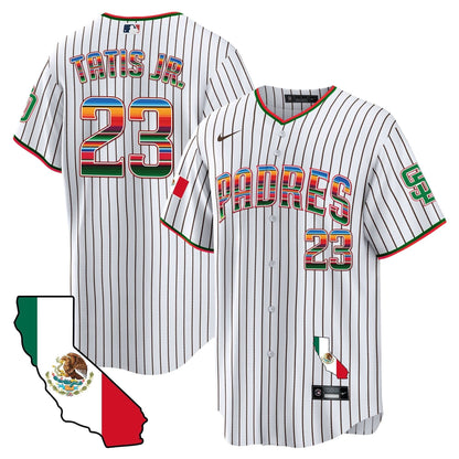 Padres California Map Cool Base Jersey - All Stitched