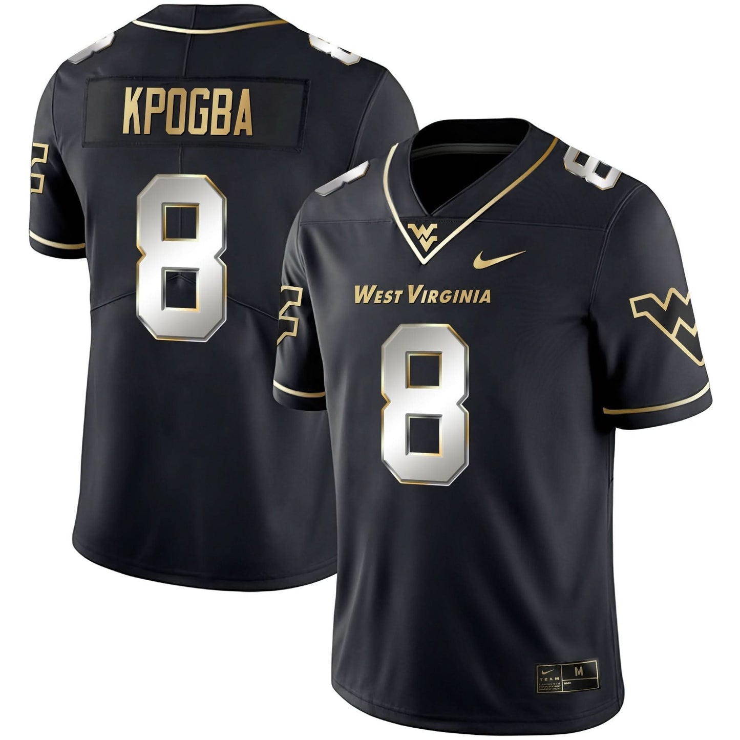 Mountaineers Black Limited & Gold Vapor Jersey - All Stitched
