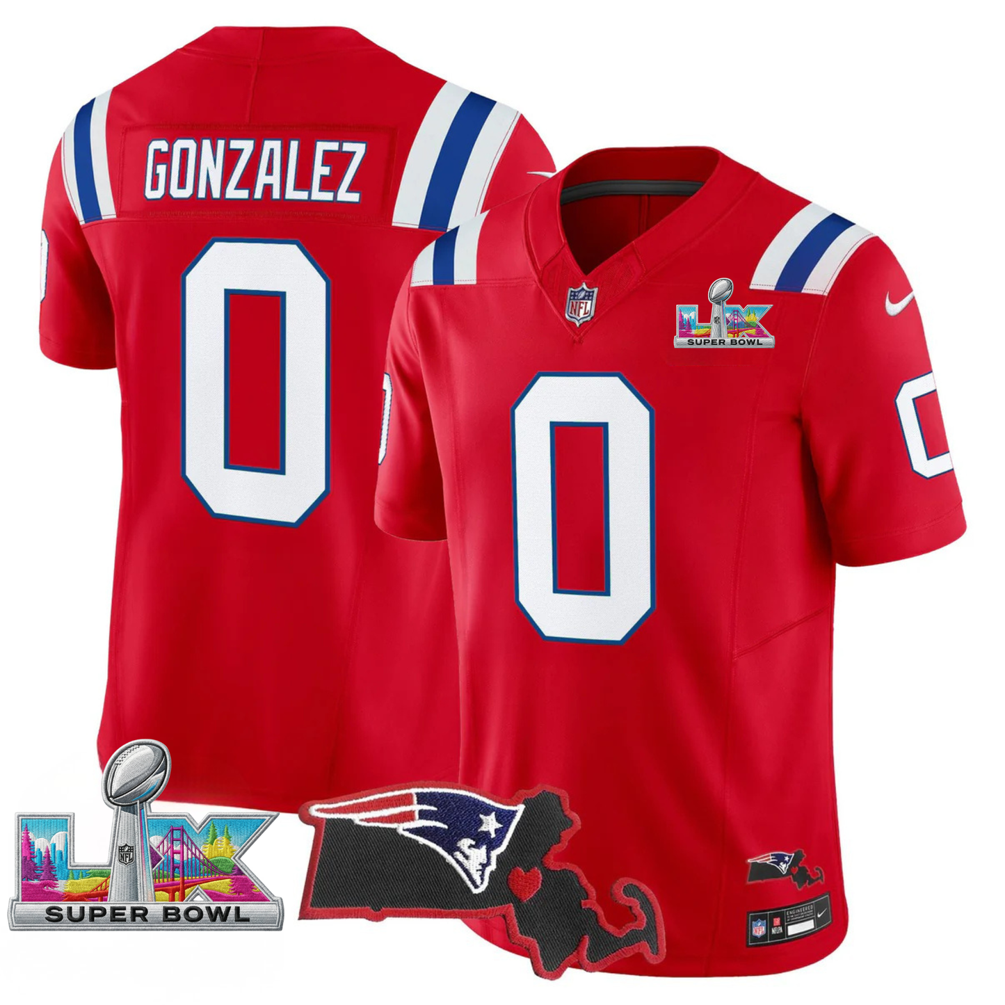 Women's NE SB LX Game Patch Vapor Limited Jersey - All Stitched