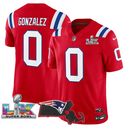 Women's NE SB LX Game Patch Vapor Limited Jersey - All Stitched