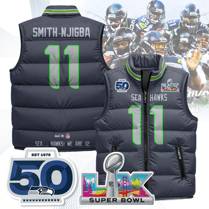 SEA NFC Champions Patch Unisex Puffer Vest