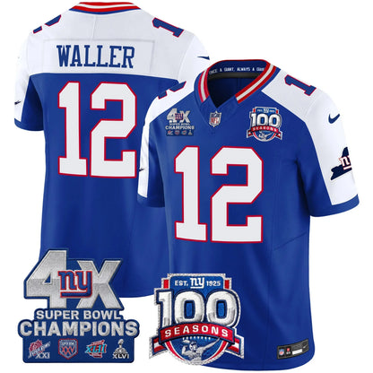 NYG 4X Champions & 100th Season Patch Limited Edition - Stitched (2)