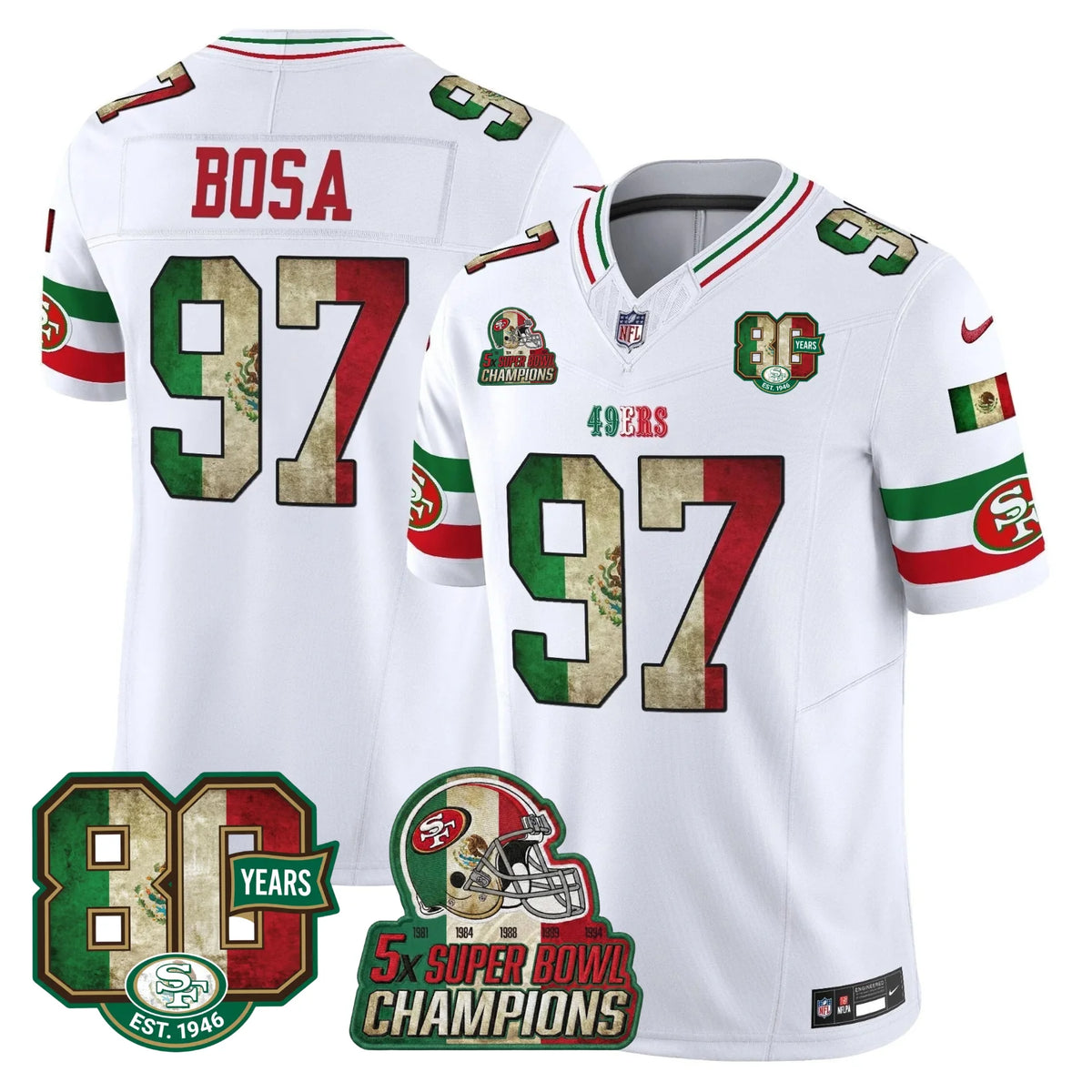 SF Mexico 80th Anniversary & 5X Champs Edition - Stitched (2)